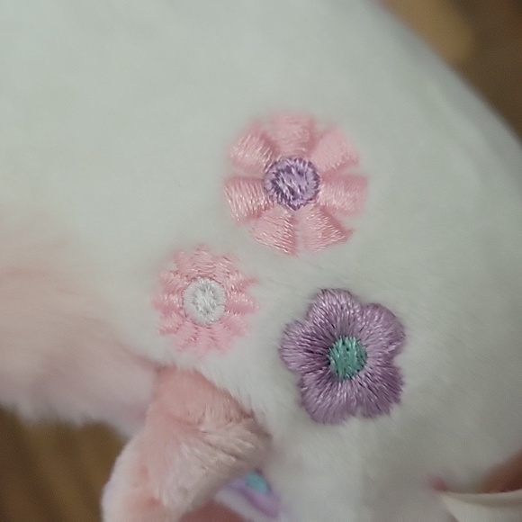 Super soft magical unicorns baby toy rattle clip on lovey lovie toy stroller - Picture 8 of 8